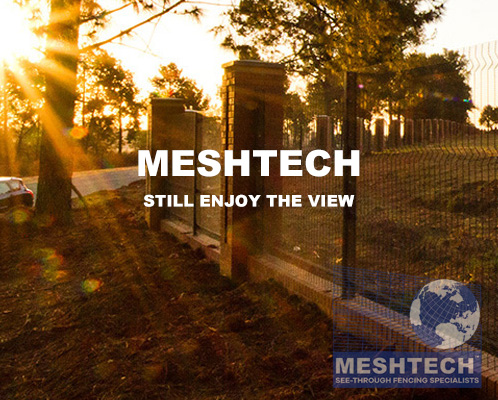 Meshtech see through fencing